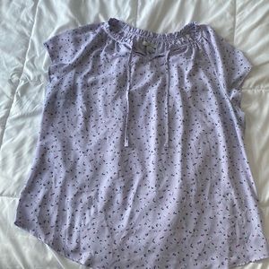 Croft and Barrow purple 1X blouse